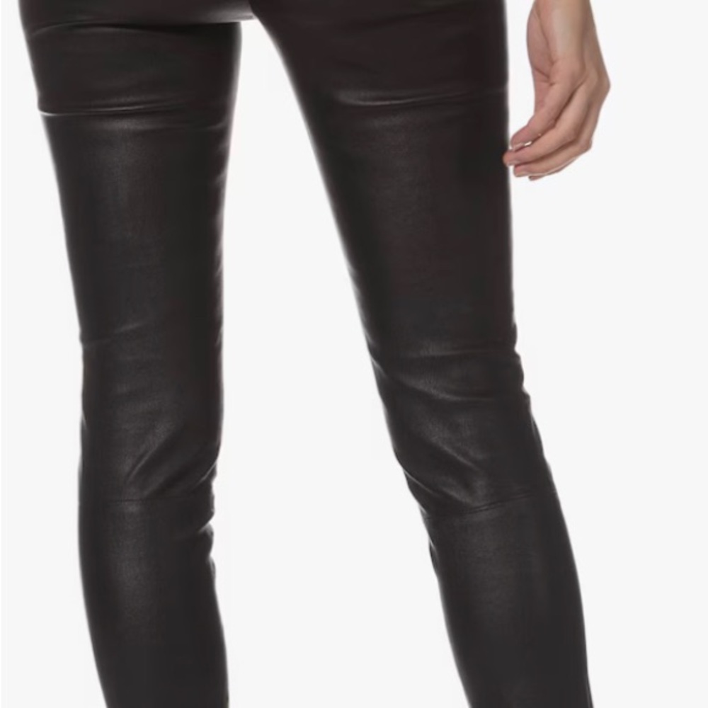 Zadig & Zadig deluxe Women's Black Leather Pants - Picture 2 of 6
